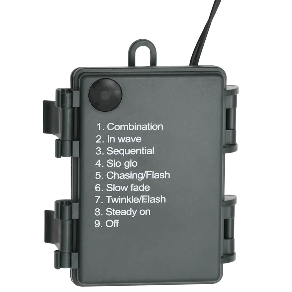 Artificial Christmas Trees 2 Pcs With Wreath, Garland And Leds