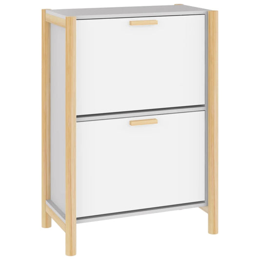 Shoe Cabinet 57.5X33X80 Cm Engineered Wood