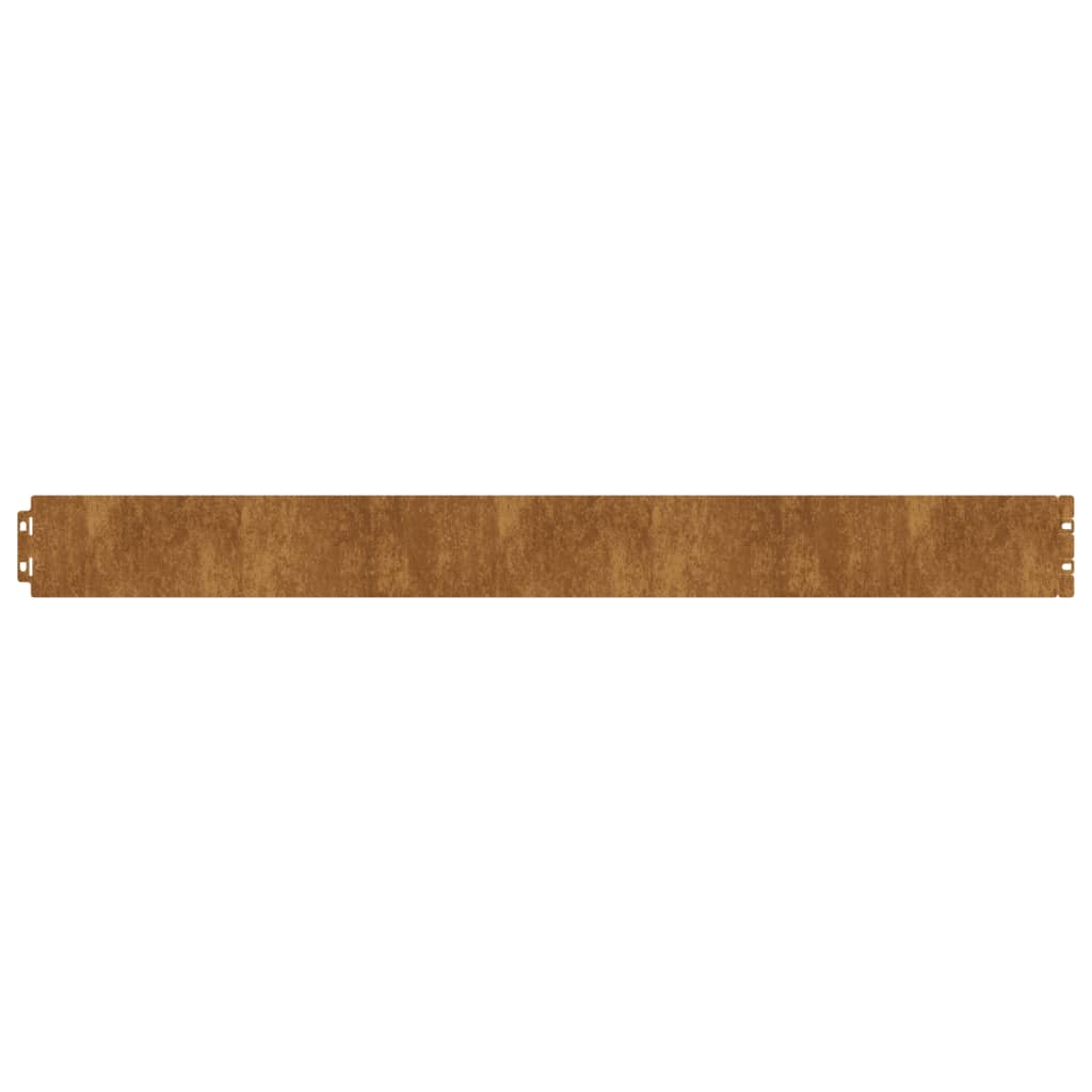 Lawn Edgings 10 Pcs Flexible Corten Steel