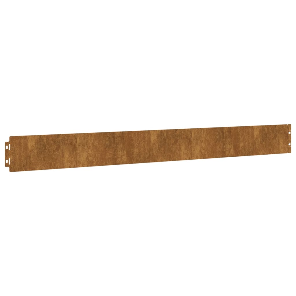 Lawn Edgings 10 Pcs Flexible Corten Steel