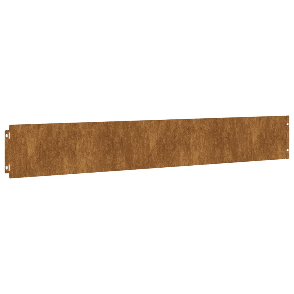 Lawn Edgings 50 Pcs Flexible Corten Steel
