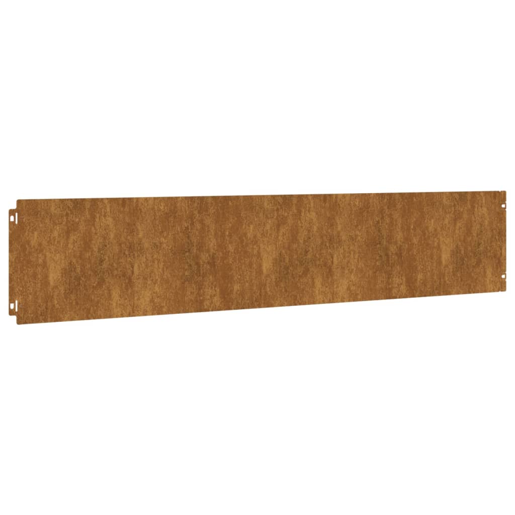 Lawn Edgings 10 Pcs Flexible Corten Steel