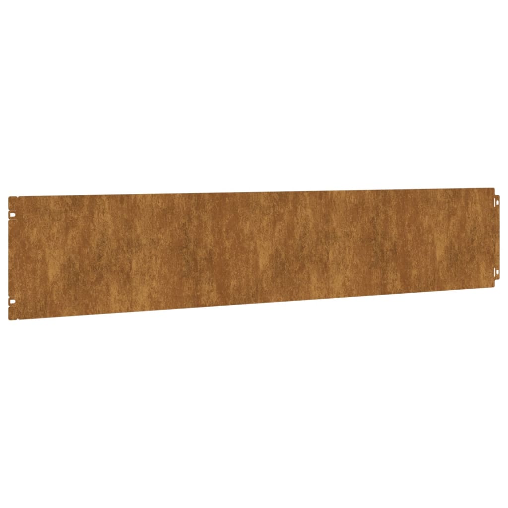 Lawn Edgings 10 Pcs Flexible Corten Steel