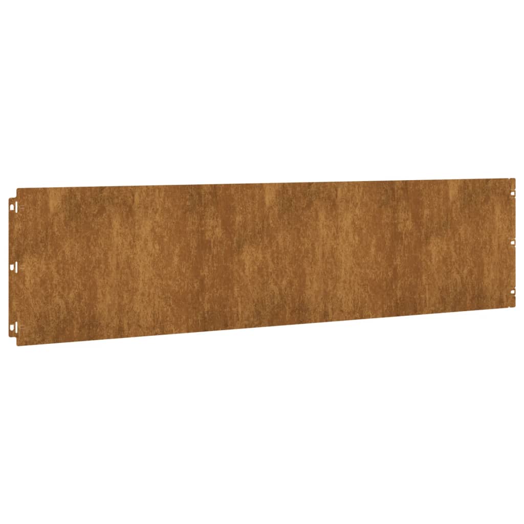 Lawn Edgings 10 Pcs Flexible Corten Steel