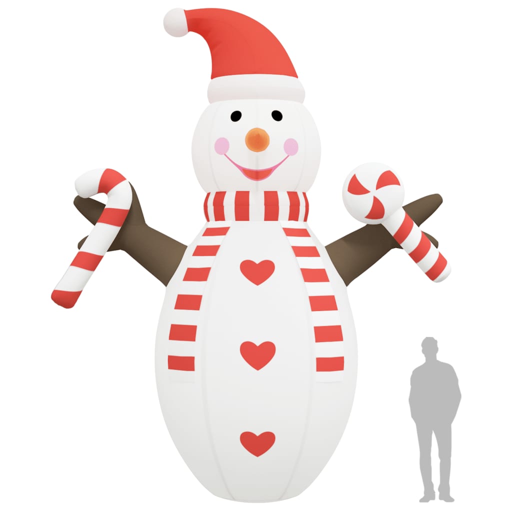 Christmas Inflatable Snowman With Leds
