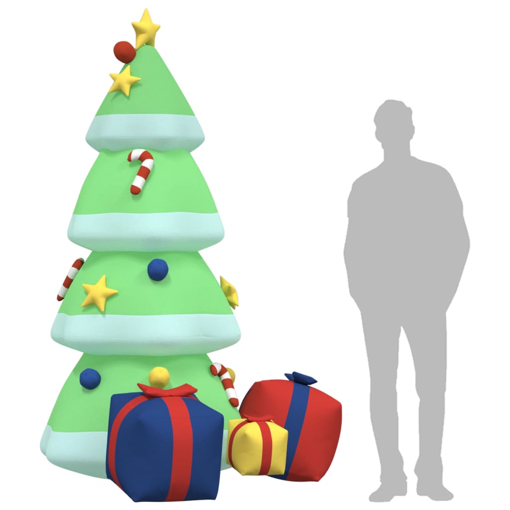 Inflatable Christmas Tree With Leds 240 Cm