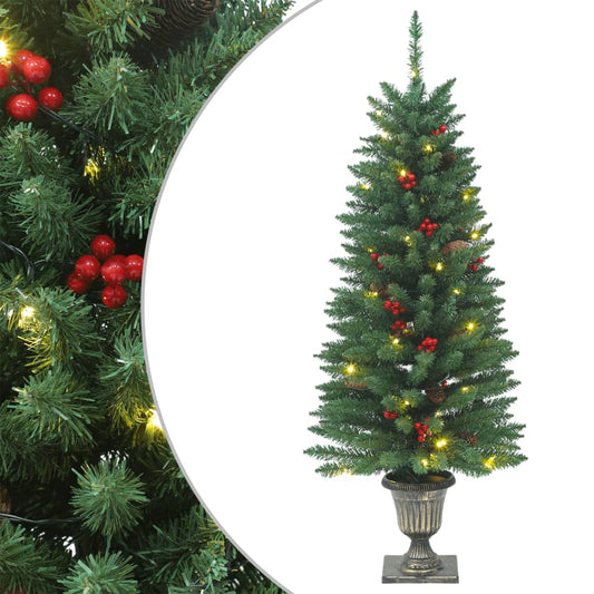 Artificial Christmas Trees 2 Pcs 100 Leds 120 Cm