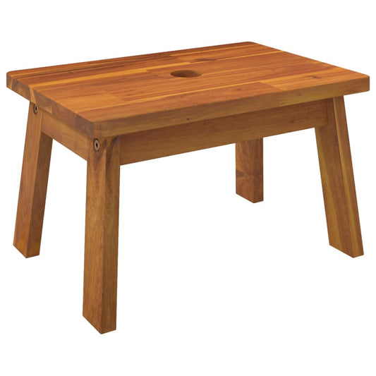 Step Stool 38X26X22 Cm Solid Wood Acacia