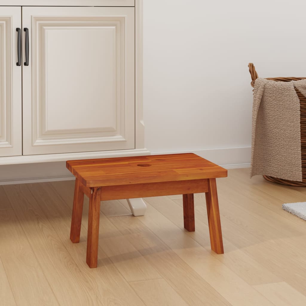 Step Stool 38X26X22 Cm Solid Wood Acacia