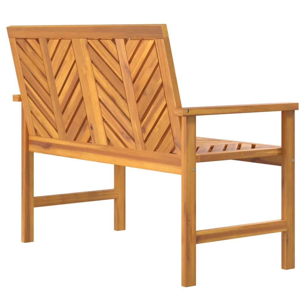 Garden Bench 109 Cm Solid Wood Acacia
