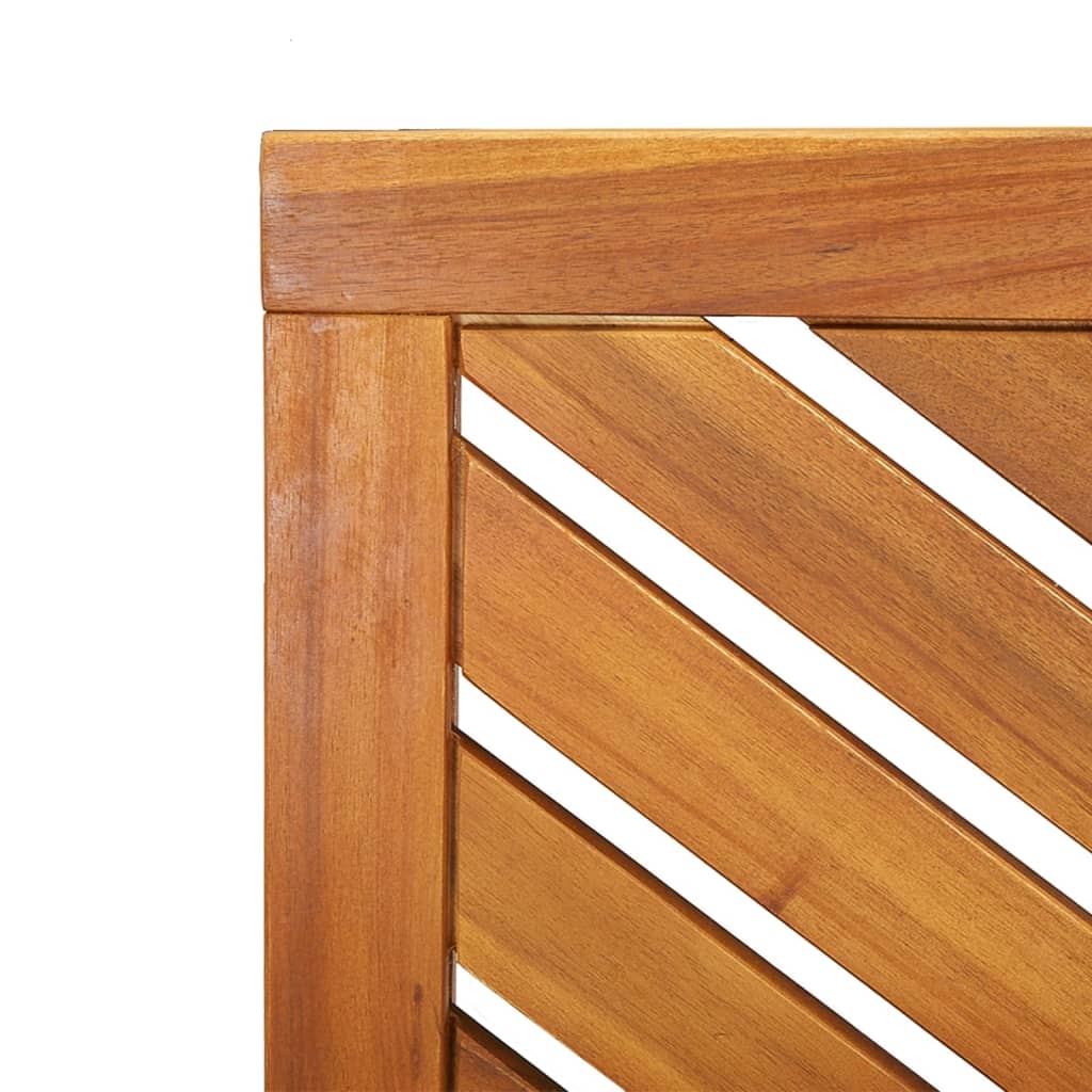 Garden Bench 109 Cm Solid Wood Acacia