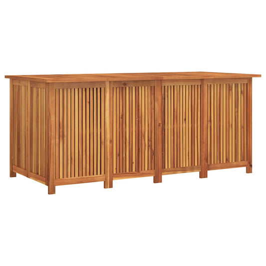 Garden Storage Box Solid Wood Acacia
