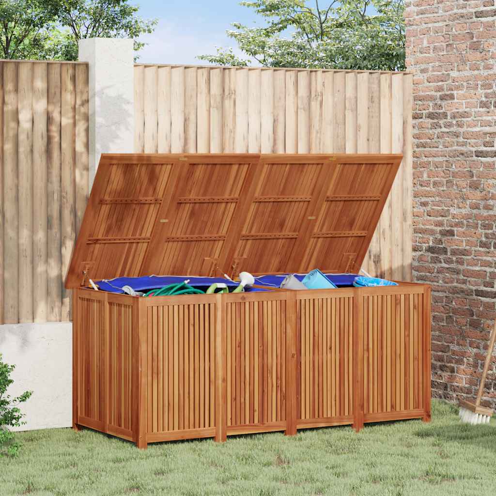 Garden Storage Box Solid Wood Acacia