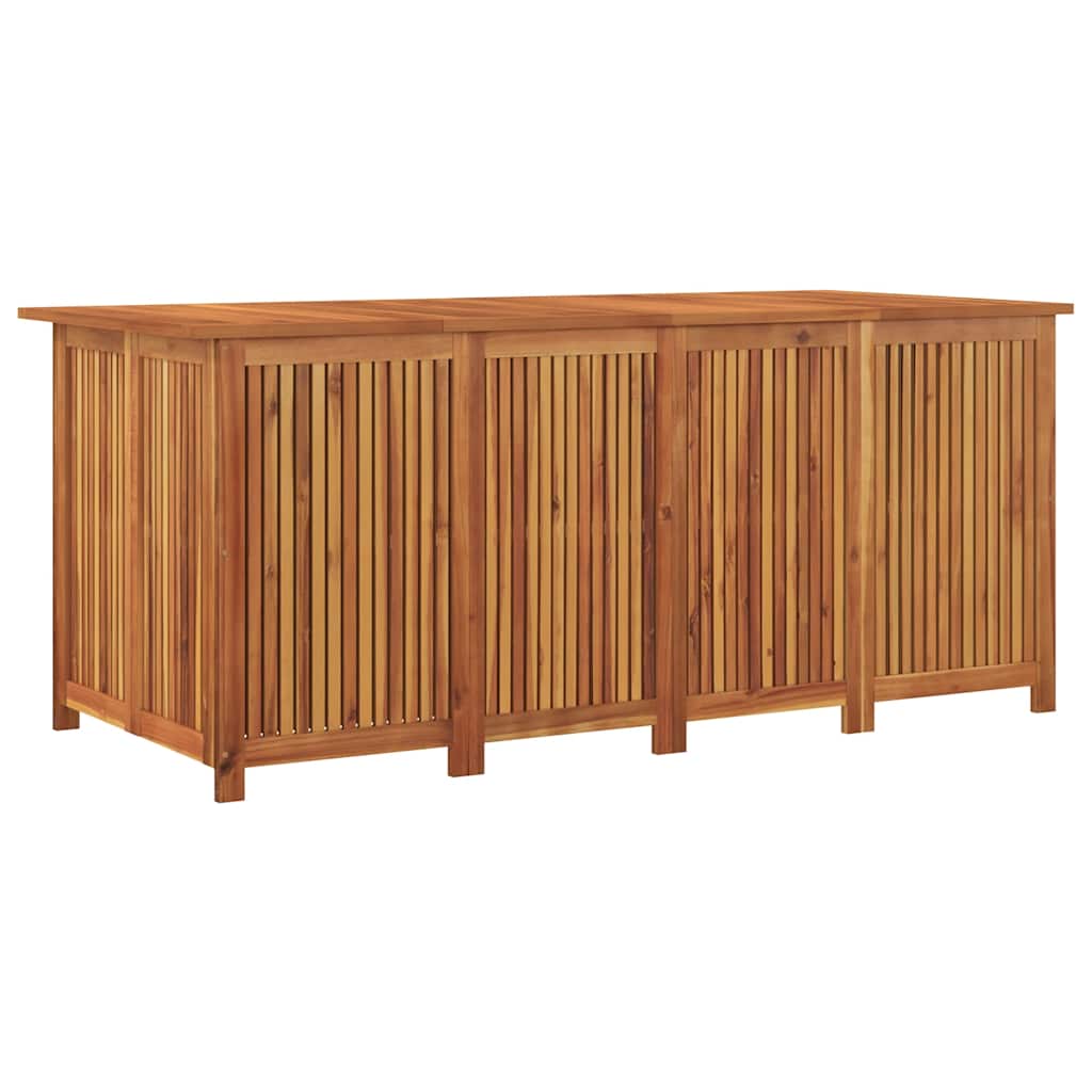 Garden Storage Box Solid Wood Acacia