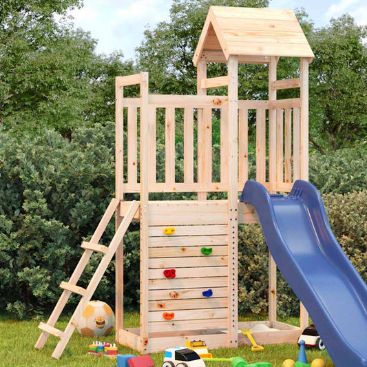 Outdoor Playset 52.5X110.5X214 Cm Solid Wood Pine