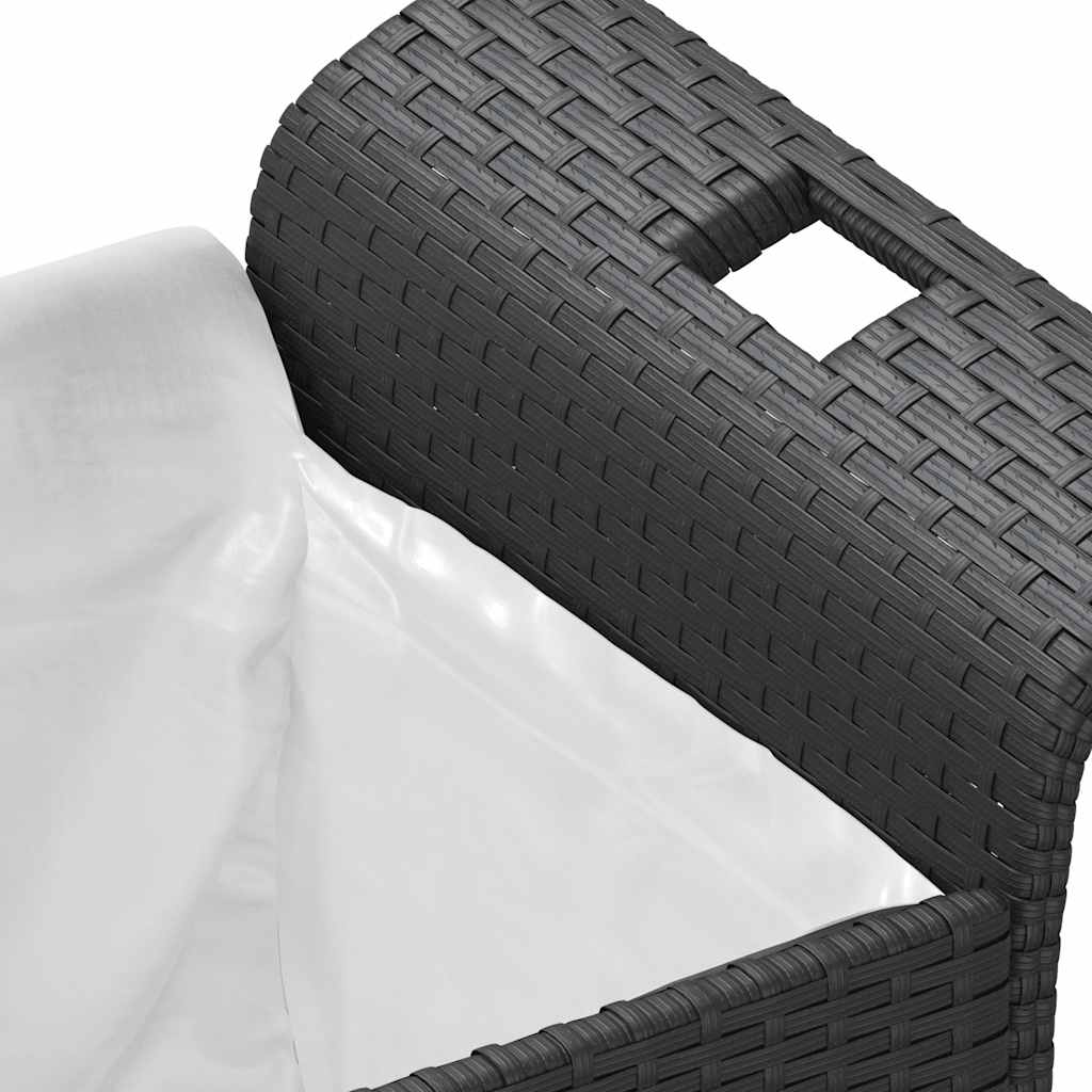 Garden Bench With Cushion Poly Rattan