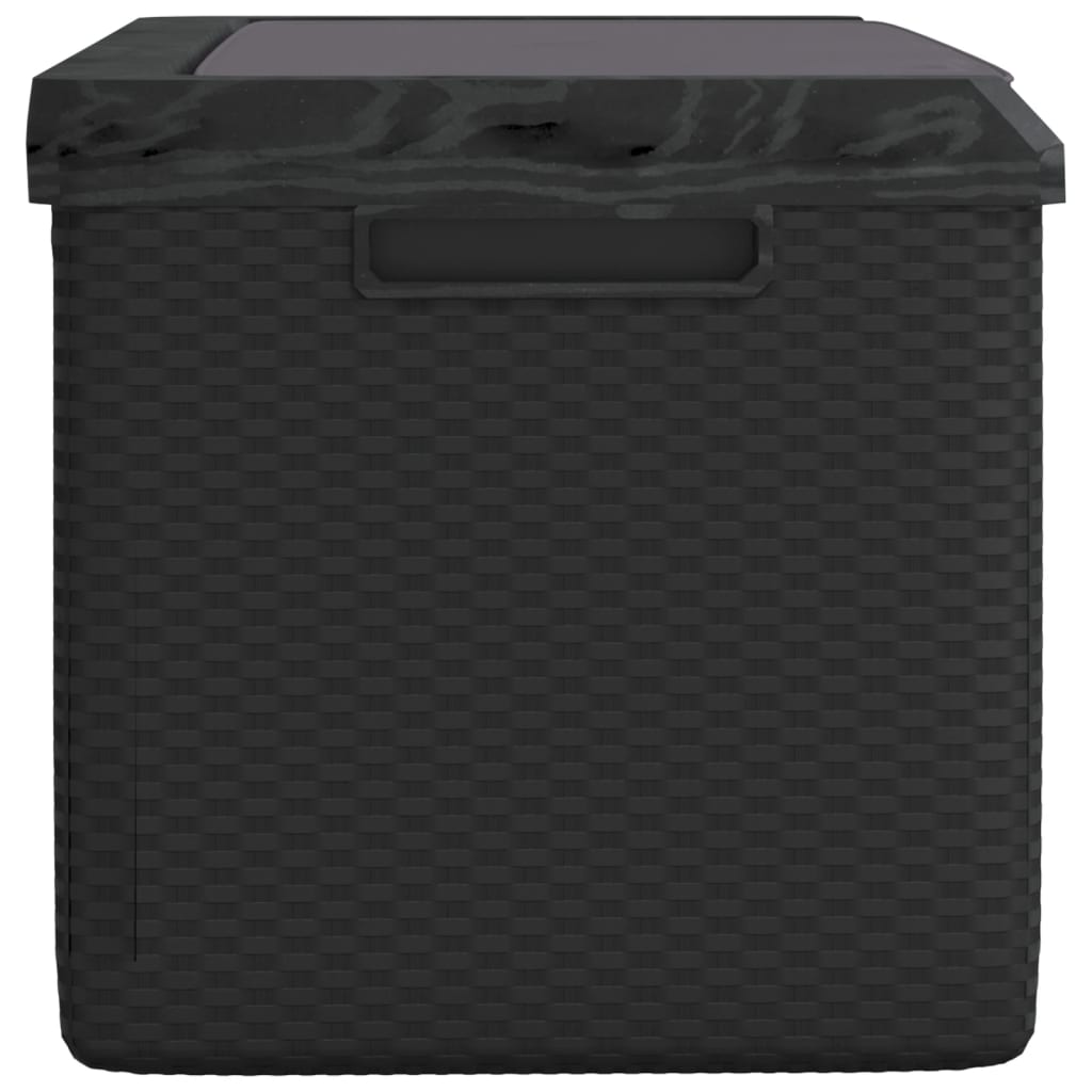 Garden Storage Box With Seat Cushion 350 L Pp