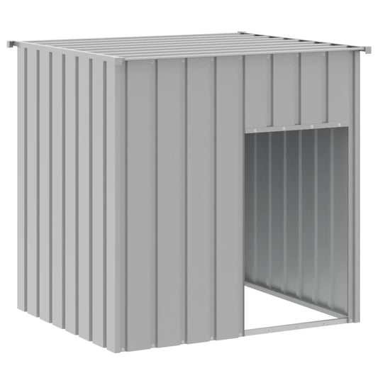 Dog House With Roof 110X103X109 Cm Galvanised Steel