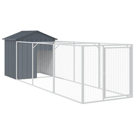 Dog House With Roof Galvanised Steel