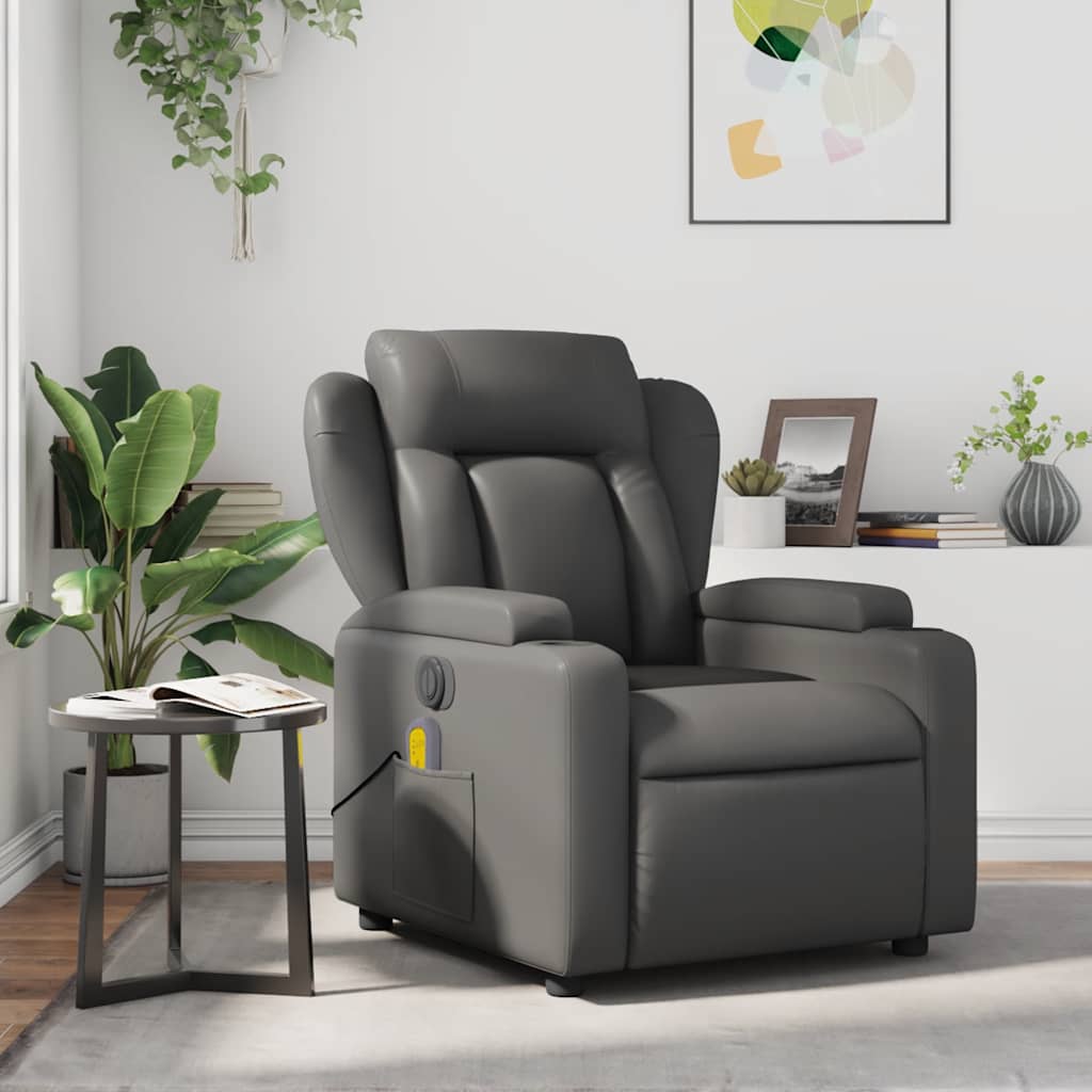 Massage Recliner Chair Faux Leather