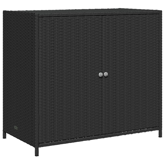 Garden Storage Cabinet 83X45X76 Cm Poly Rattan