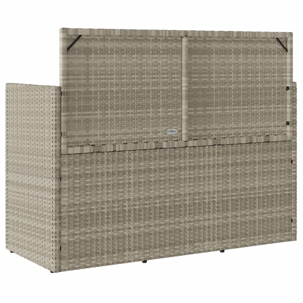 Garden Bench With Cushions Poly Rattan
