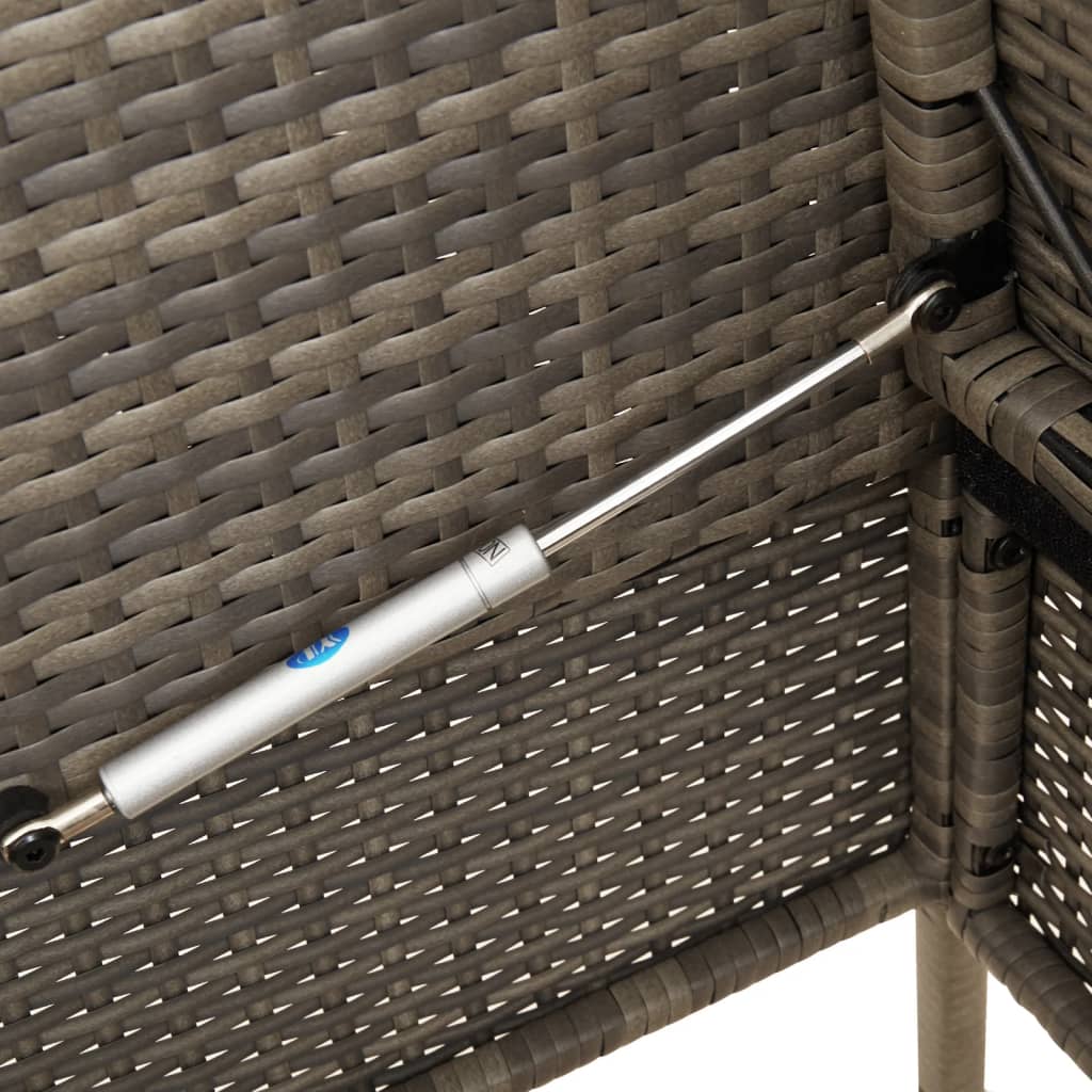 Garden Bench With Cushions Poly Rattan