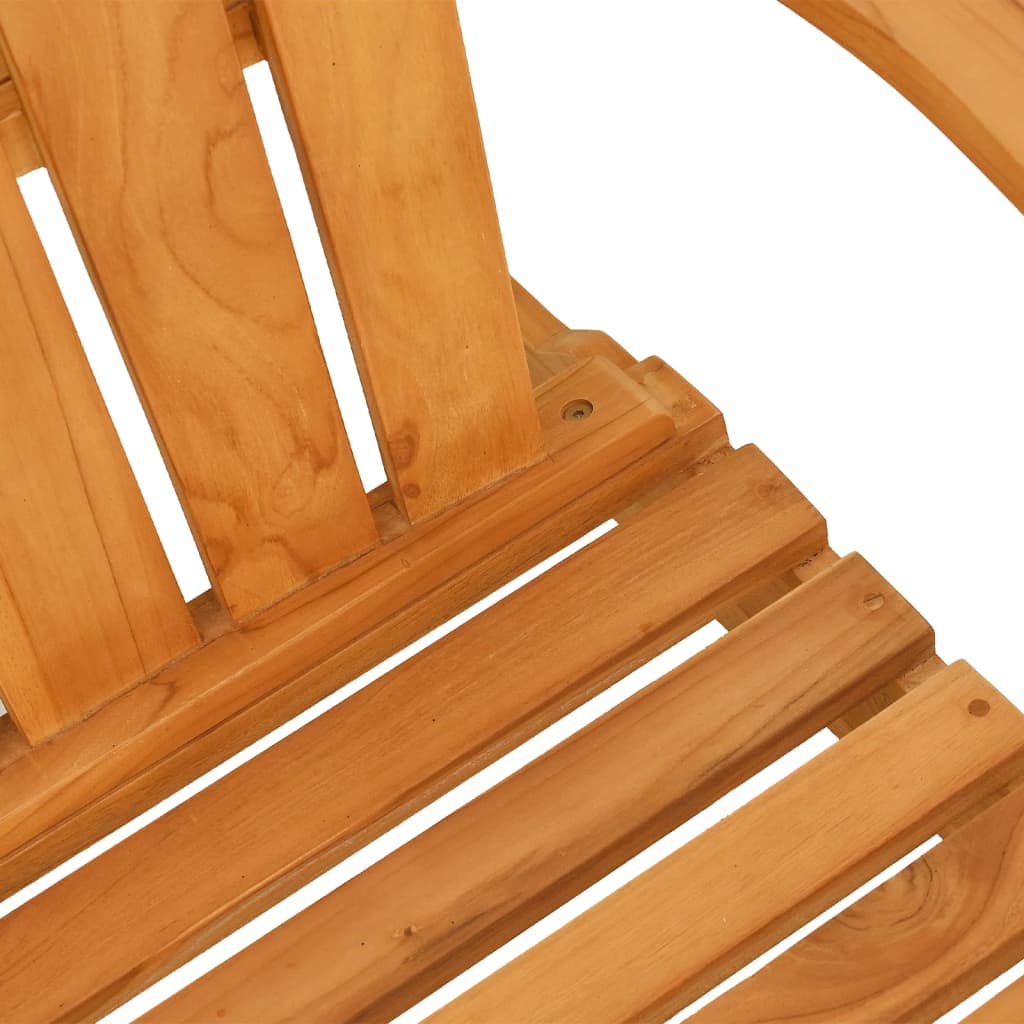 Garden Adirondack Chair 77X78X95 Cm Solid Wood Teak