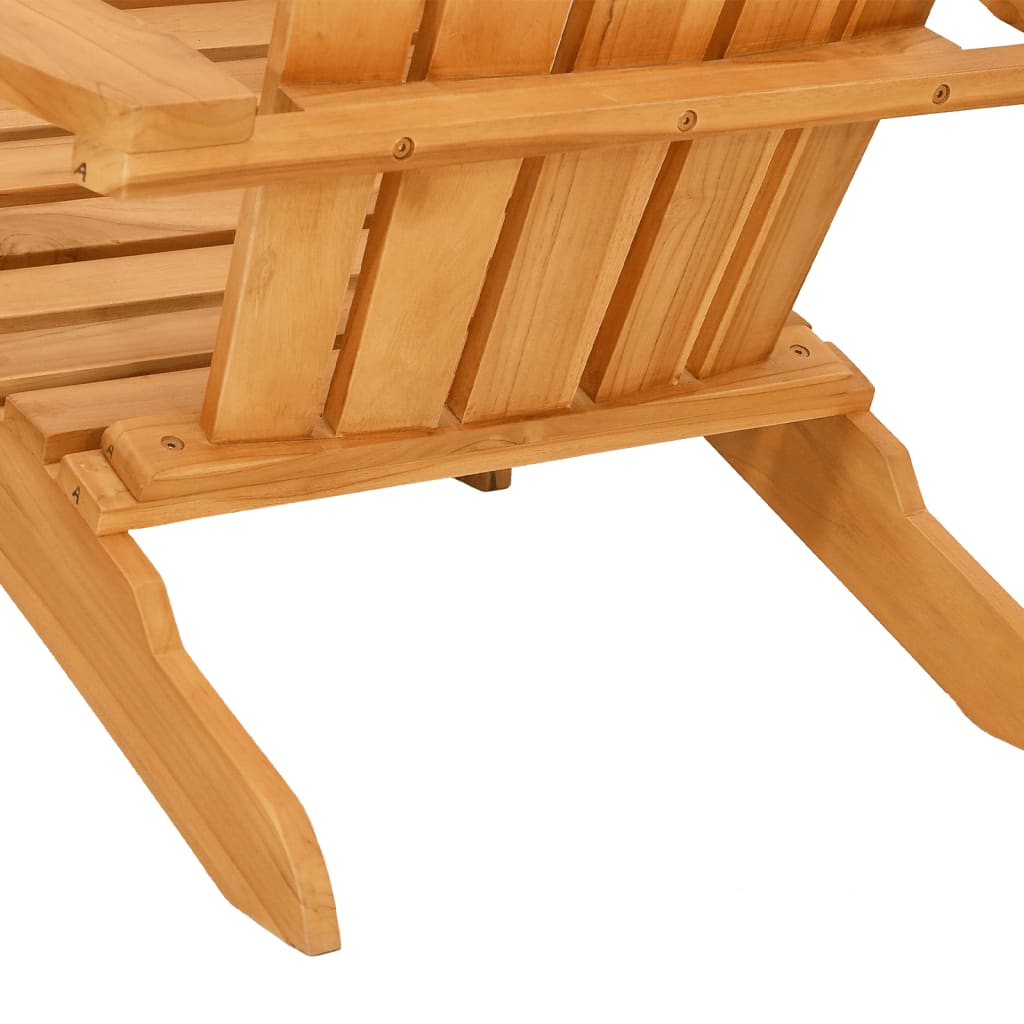 Garden Adirondack Chair 77X78X95 Cm Solid Wood Teak