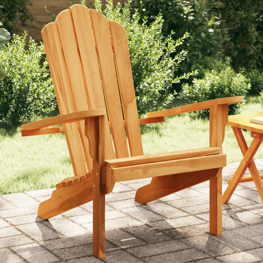 Garden Adirondack Chair 77X78X95 Cm Solid Wood Teak