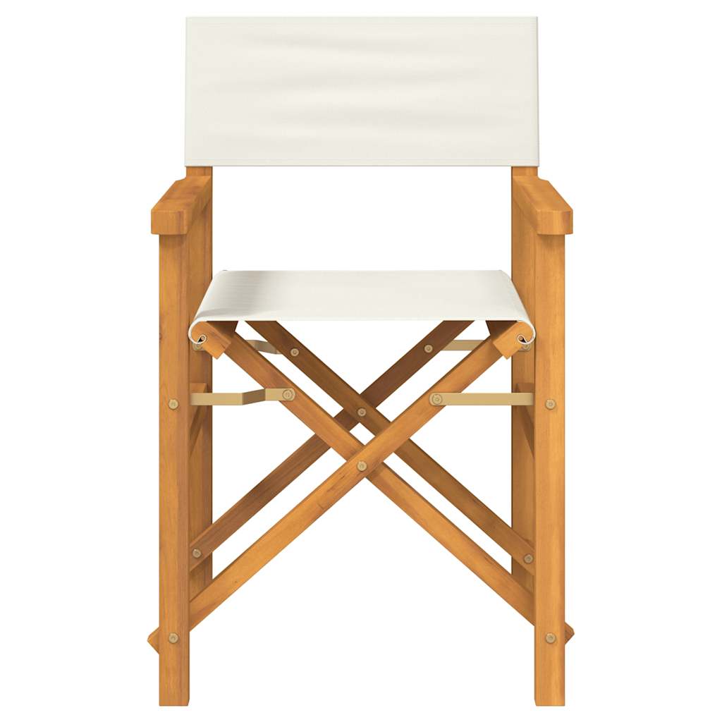 Folding Director's Chair Solid Wood Teak