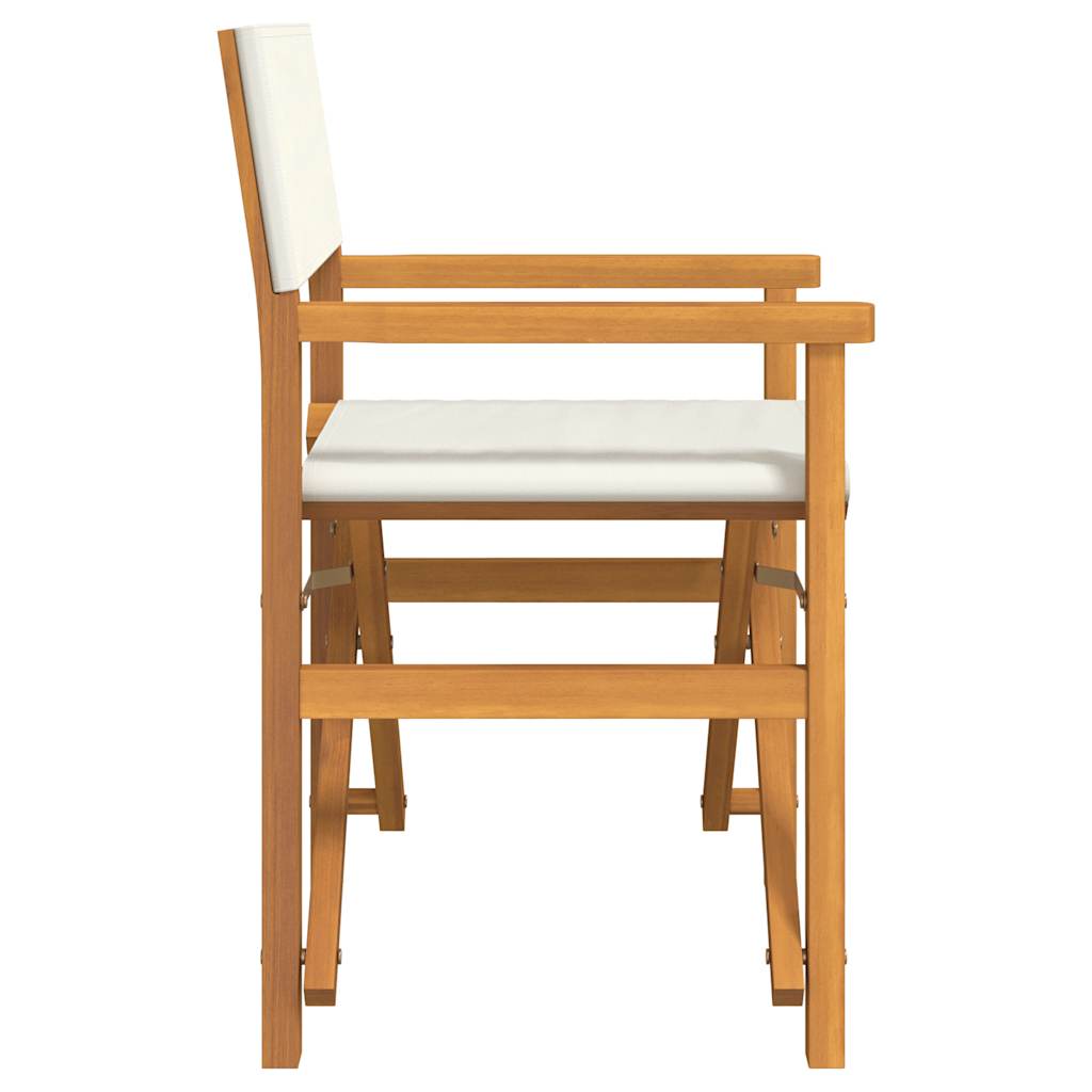 Folding Director's Chair Solid Wood Teak