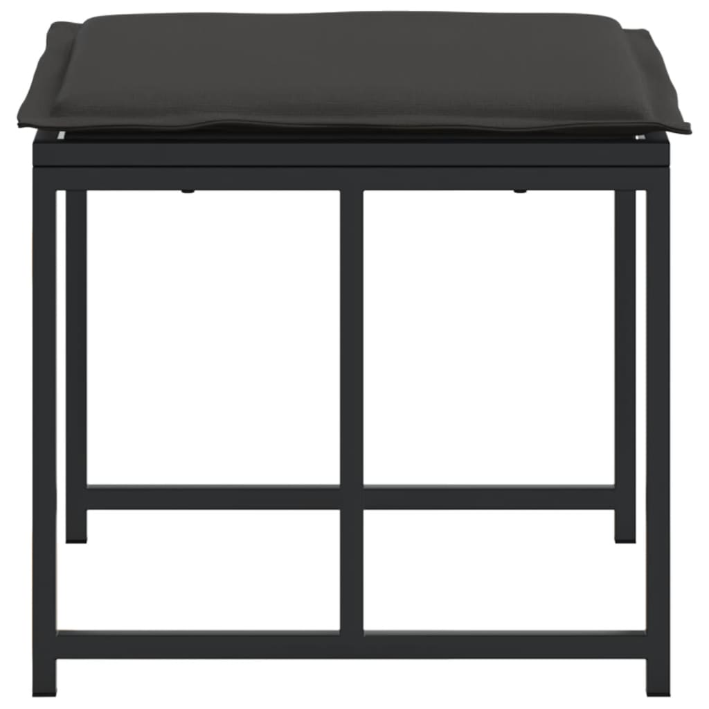 Garden Stools With Cushions 4 Pcs