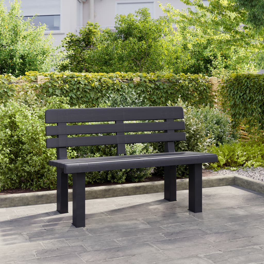 Garden Bench 110X52X71 Cm Polypropylene