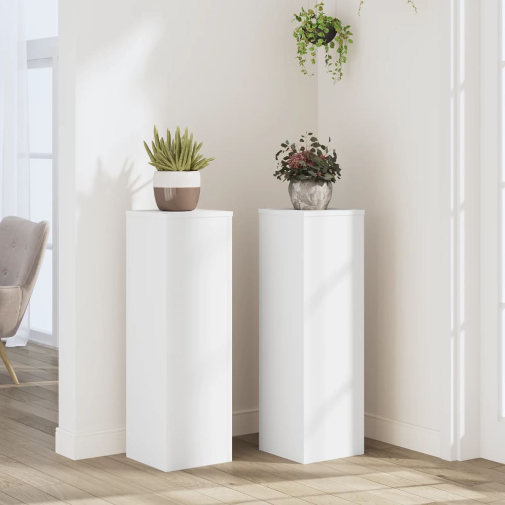 Plant Stands 2 Pcs Engineered Wood