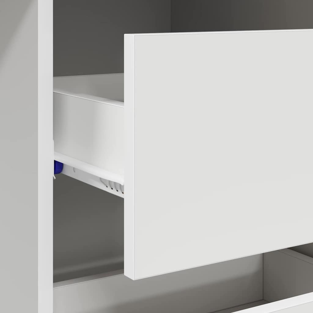 Desk With Drawer 90 X 37.5 X 75 Cm Engineered Wood