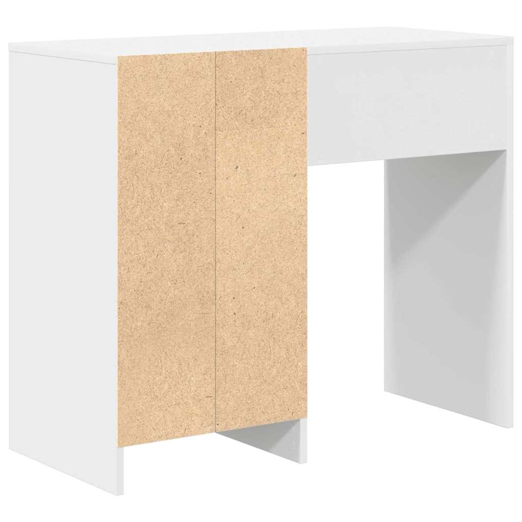 Desk With Drawer 90 X 37.5 X 75 Cm Engineered Wood
