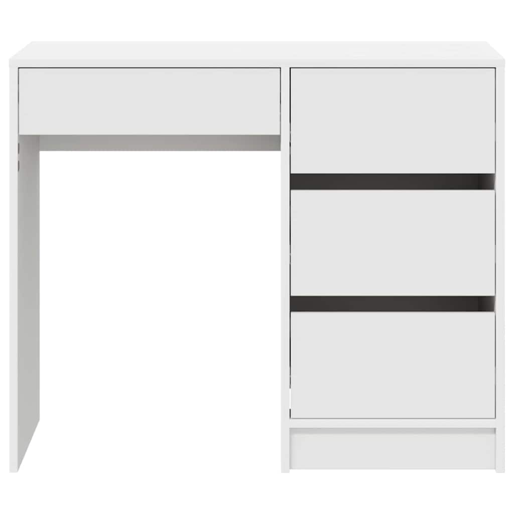 Desk With Drawer 90 X 37.5 X 75 Cm Engineered Wood