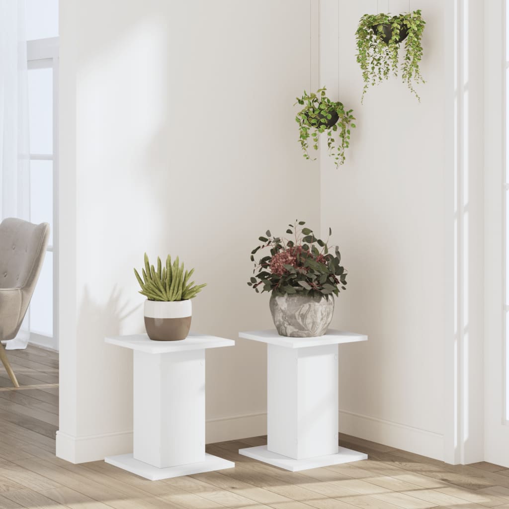 Plant Stands 2 Pcs Engineered Wood
