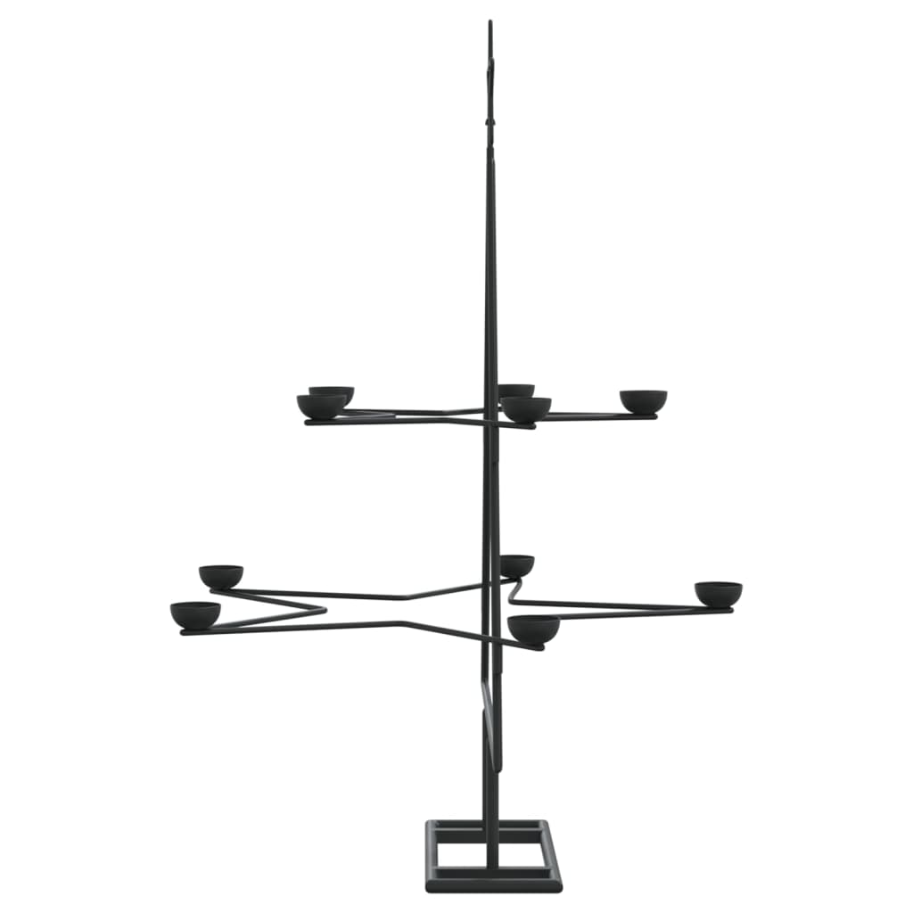 Metal Christmas Tree For Decoration Black