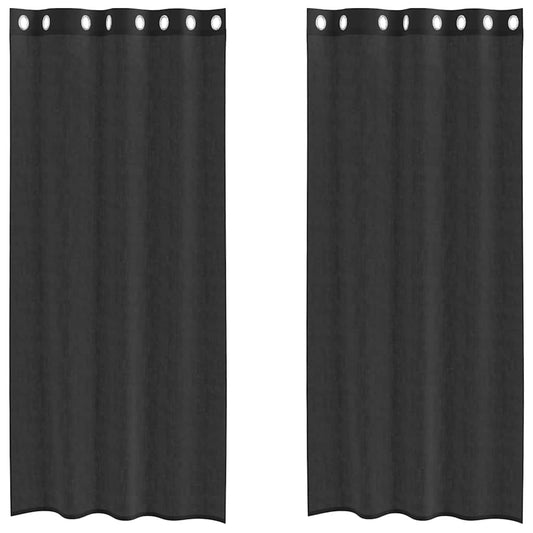Voile Curtains 2 Pcs