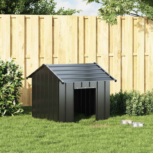 Dog House With Roof Galvanised Steel