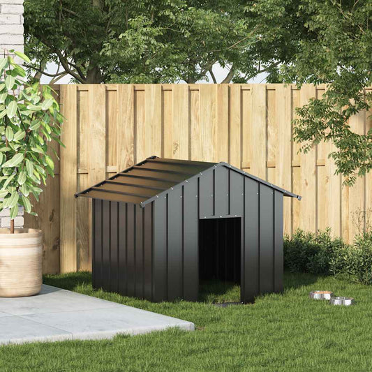 Dog House With Roof Galvanised Steel