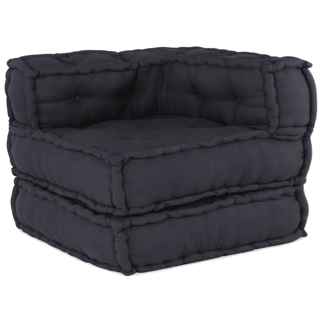 Modular Pouffe Anthracite 70X70X54 Fabric