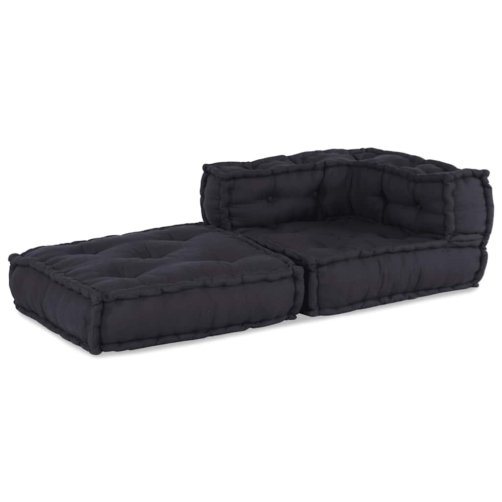 Modular Pouffe Anthracite 70X70X54 Fabric