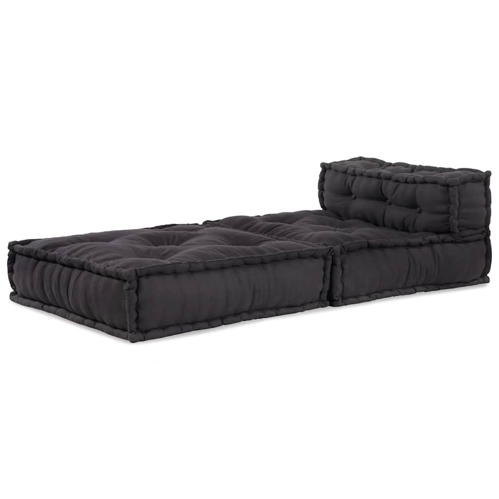 Modular Pouffe Anthracite 70X70X54 Fabric