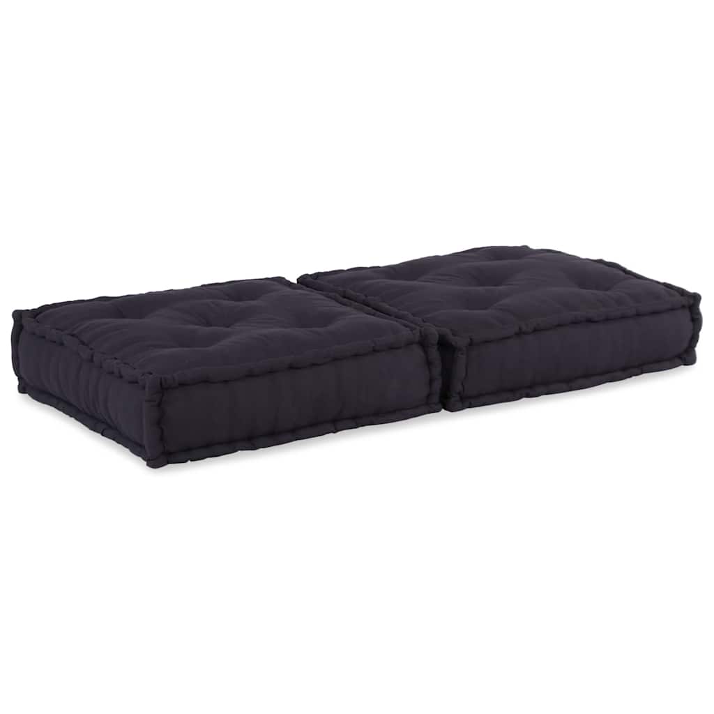 Modular Pouffe Anthracite 70X70X36 Fabric