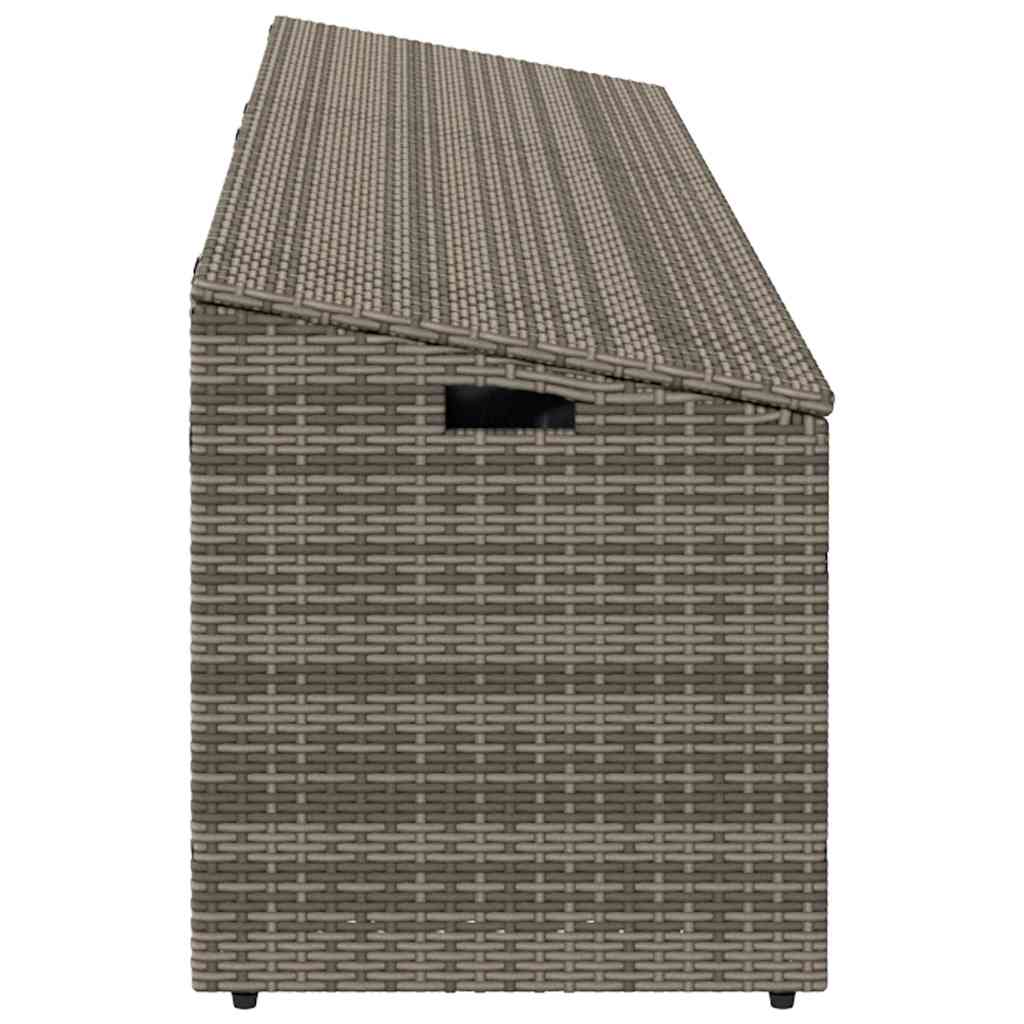 Garden Storage Box Poly Rattan