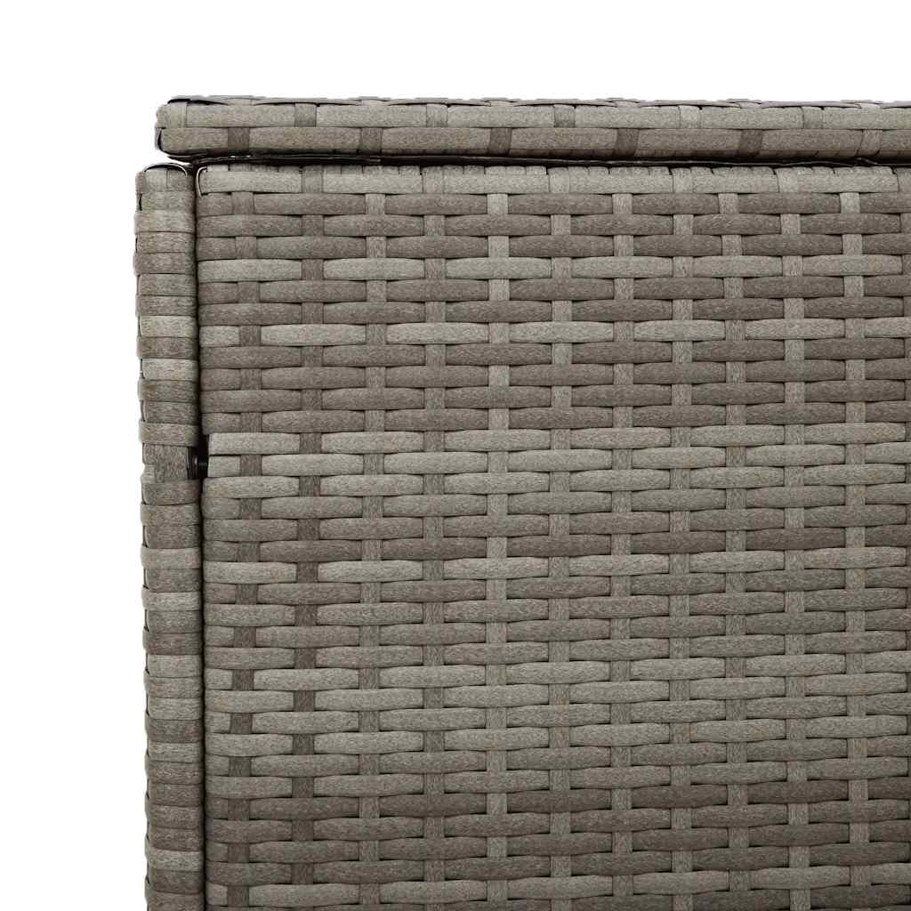 Garden Storage Box Poly Rattan