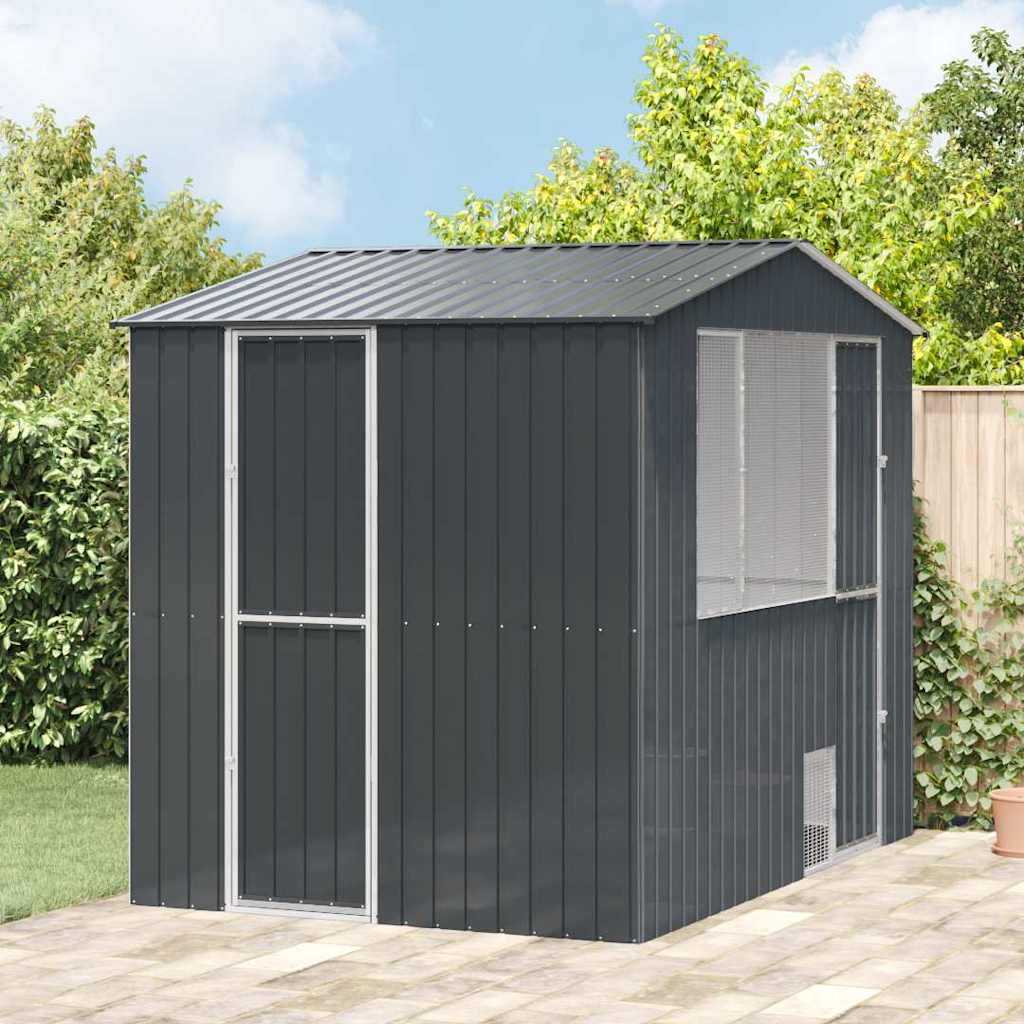 Bird Cage Anthracite 215 X 210 X 247 Cm Galvanised Steel